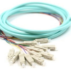 Multicore Pigtail 12 cores SC/UPC OM4 Multimode LSZH, 2m