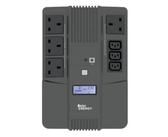 Highenergy {HE-AIO800CY-UK} DESKTOP UPS 800VA WITH LCD DISPLAY