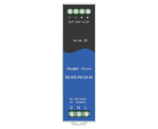 Ruijie {RG-NIS-PA120-54} Universal 54V 2.2A Input Voltage Power Supply