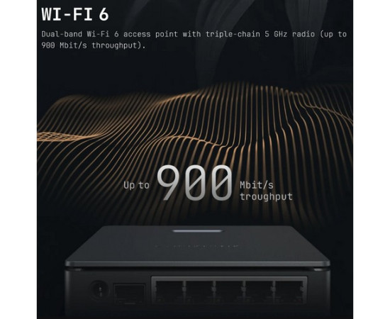 MikroTik {RouterBOARD E62iUGS-2axD5axT}, hAP ax S