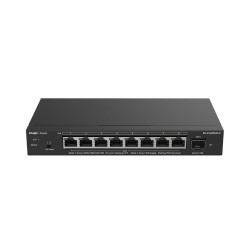 Reyee {RG-ES209MG-P}, 8-Port 2.5G Cloud Managed PoE Switch, 1 x 10G Uplink