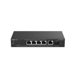 Reyee {RG-ES206MG-P}, 5-Port 2.5G Cloud Managed PoE Switch, 1 x 10G Uplink