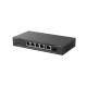 Reyee {RG-ES206MG-P}, 5-Port 2.5G Cloud Managed PoE Switch, 1 x 10G Uplink