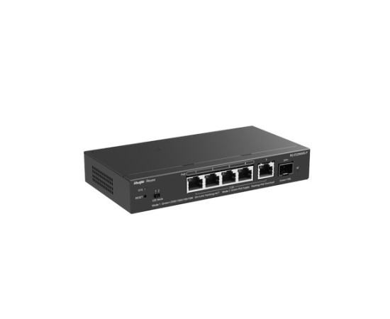 Reyee {RG-ES206MG-P}, 5-Port 2.5G Cloud Managed PoE Switch, 1 x 10G Uplink