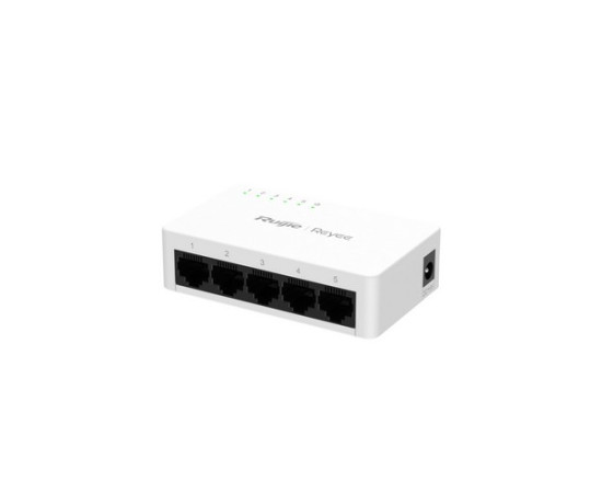 Reyee {RG-ES05G-L} , 5-Port 10/100/1000 Mbps Unmanaged Non-PoE Switch