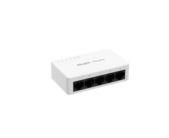 Reyee {RG-ES05G-L} , 5-Port 10/100/1000 Mbps Unmanaged Non-PoE Switch