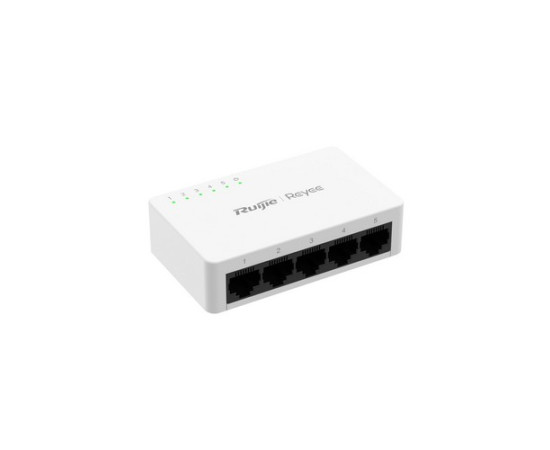 Reyee {RG-ES05G-L} , 5-Port 10/100/1000 Mbps Unmanaged Non-PoE Switch