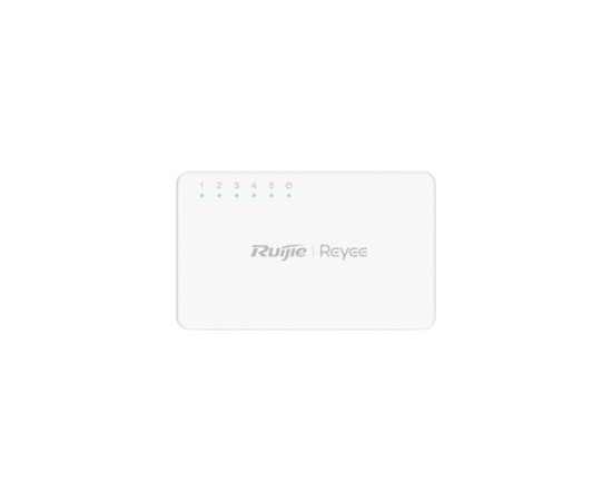 Reyee {RG-ES05G-L} , 5-Port 10/100/1000 Mbps Unmanaged Non-PoE Switch