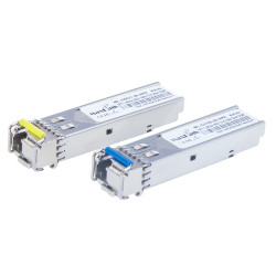 Optical Module 1.25G SFP, WDM(BiDi), Singlemode, 20km, 1x LC, HPE compatible