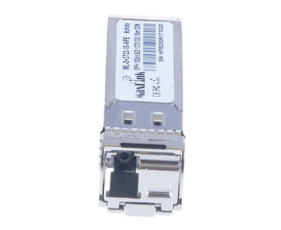 MaxLink {ML-S+2733-10-HPE} 10G SFP+, WDM(BiDi), Singlemode, Tx1270/Rx1330nm, 10KM, 1x LC, DDM, HPE