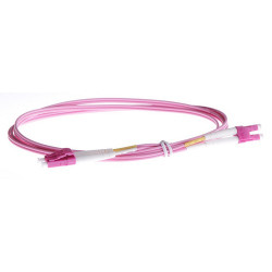 Fiber Patch Cord Multimode OM4 {FB-PC-MM-OM4-LCLC-DX-05} LC/UPC - LC/UPC, Duplex, LSZH, 0.5m