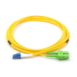 Fiber Patch Cord Singlemode {FB-PC-SM-LCUSCA-DX-1} LC/UPC - SC/APC, Duplex, LSZH, 1m