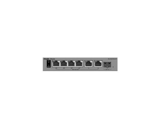 Reyee RG-ES207GS-HP, 6-Port Gigabit Smart Cloud-Managed PoE++ Switch 120W, 1 x SFP