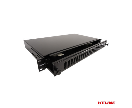 Keline Sliding Optical Distribution Frame ODF for 24x SC-SC Duplex or LC-LC ODF