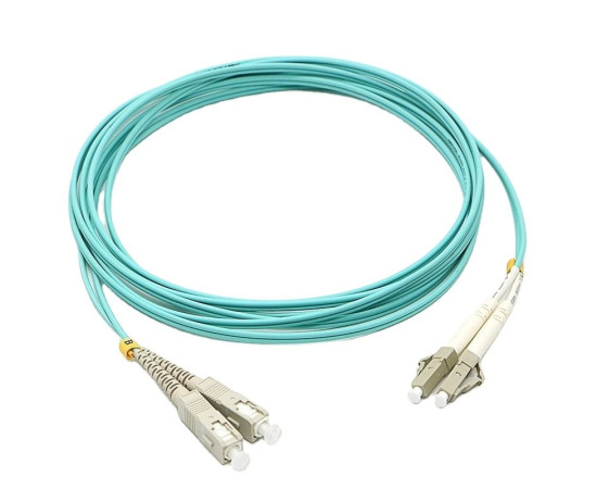 Fiber Patch Cord Multimode OM3 {FB-PC-MM-OM3-LCSC-DX-2} LC/UPC - SC/UPC, Duplex, LSZH, 2m