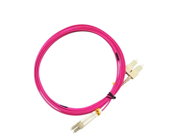 Fiber Patch Cord Multimode OM3 {FB-PC-MM-OM4-LCSC-DX-2} LC/UPC - SC/UPC, Duplex, LSZH, 2m