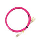 Fiber Patch Cord Multimode OM3 {FB-PC-MM-OM4-LCSC-DX-2} LC/UPC - SC/UPC, Duplex, LSZH, 2m
