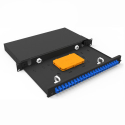 Fiber Optical Distribution Frame ODF {FB-ODF-SCSXLCDX} , 24 x SC Simplex or 24 x LC Duplex