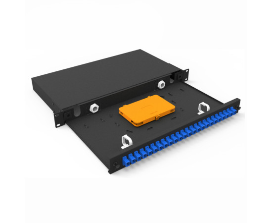Fiber Optical Distribution Frame ODF {FB-ODF-SCSXLCDX} , 24 x SC Simplex or 24 x LC Duplex