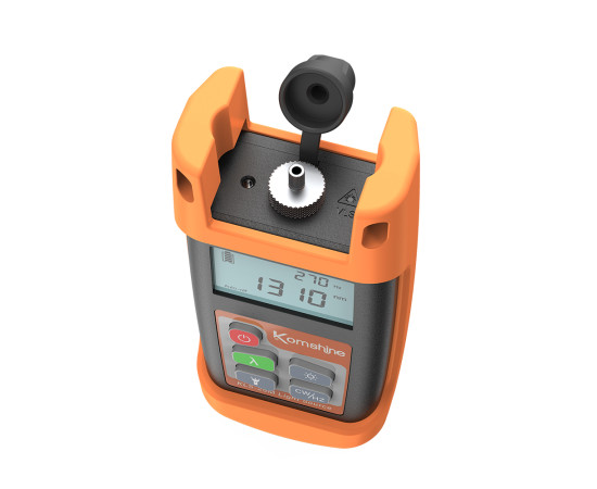 KOMSHINE Mini Size Optical Light Source {FB-TOOL-KM-KLS-25M-LC}, Singlemode, LC Connector