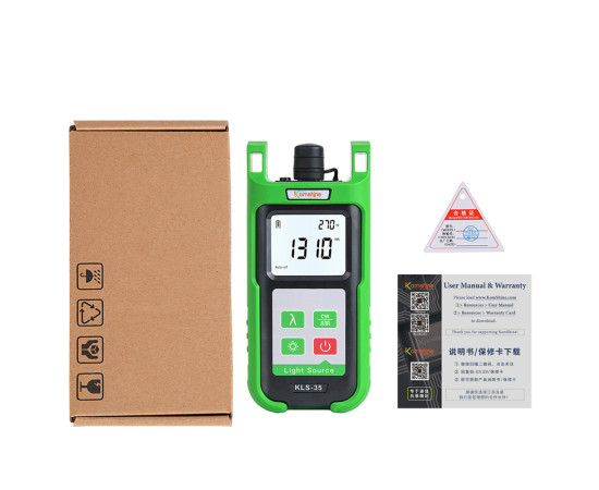 KOMSHINE Fiber Optic Light Source {FB-TOOL-KM-KLS-35-S-LC}, Singlemode, LC, 850nm 1300nm