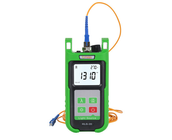KOMSHINE Fiber Optic Light Source {FB-TOOL-KM-KLS-35-MS-LC}, Singlemode and Multimode, LC, 850nm 1300nm