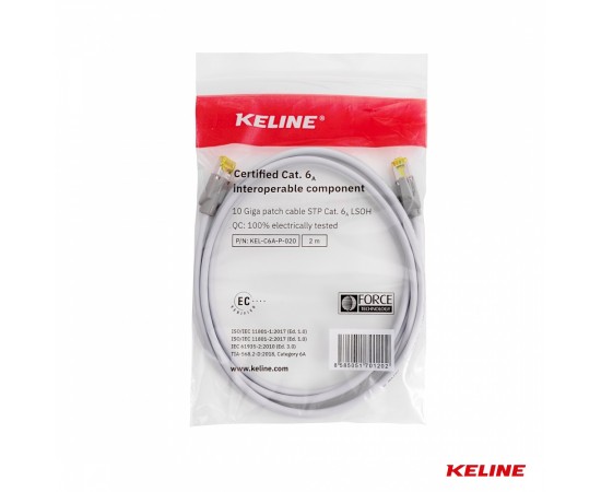Keline Patch Cable UTP, Category 6 Red - 0.25m Keline Patch Cable UTP, Category 6 Red - 0.25m
