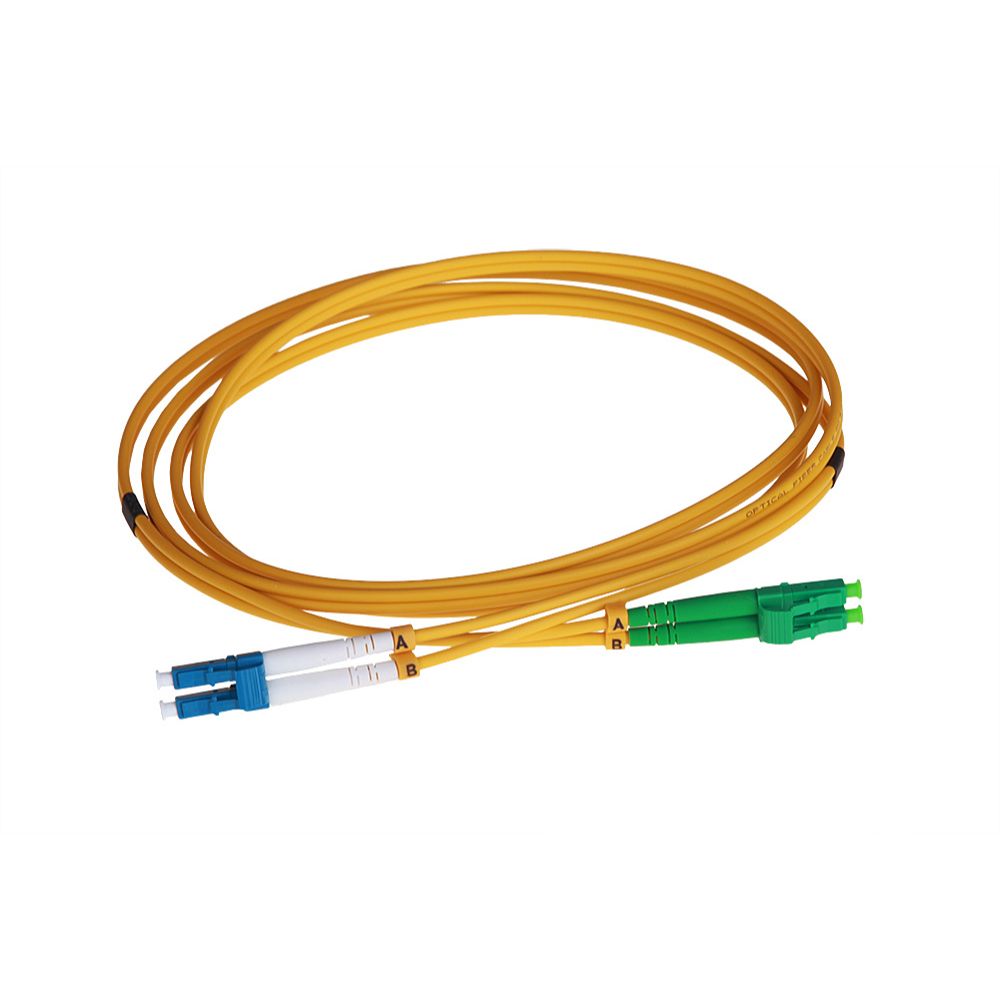 Fiber Patch Cord Singlemode LC/APC - LC/UPC, Duplex, LSZH, 10m