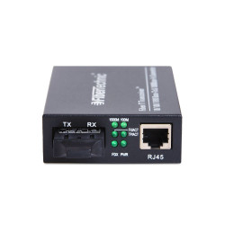 FiberTechnic {FCM-3100-S20} Media Converter, Singlemode 1310nm, 20km, 1x SC Duplex, 1x RJ45FiberTechnic Gigabit Media Converter