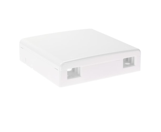 Fiber Termination Box for 2xAdapters {FB-TER-2-UK} 86mm x 86mm
