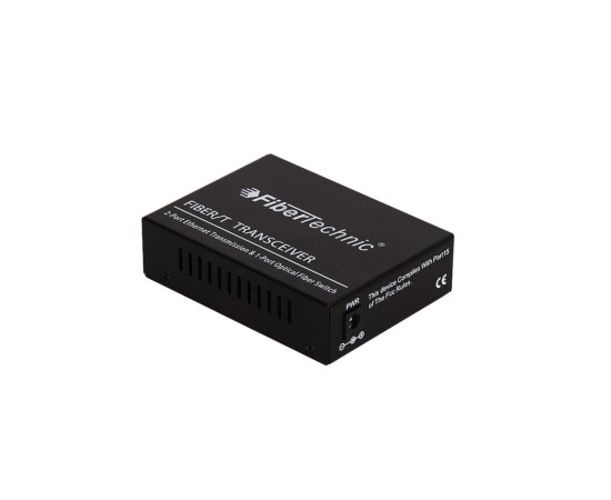 FiberTechnic {1012GE-SFP} SFP Media Converter, 2x 1G RJ45, 1x SFP