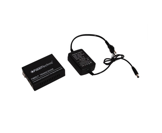 FiberTechnic {1012GE-SFP} SFP Media Converter, 2x 1G RJ45, 1x SFP