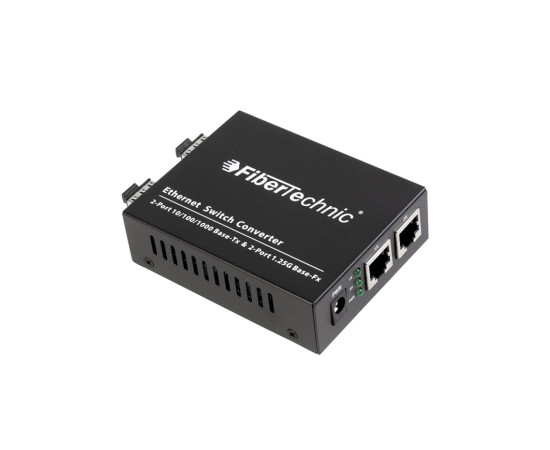 FiberTechnic {2012GE-SFP} SFP Media Converter, 2x SFP, 2x 1G RJ45