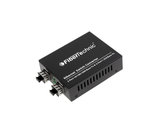 FiberTechnic {2012GE-SFP} SFP Media Converter, 2x SFP, 2x 1G RJ45