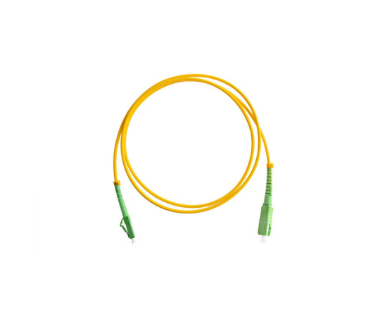 FiberTechnic Fiber Patch Cord Singlemode SC/APC - LC/APC, Simplex, 1m