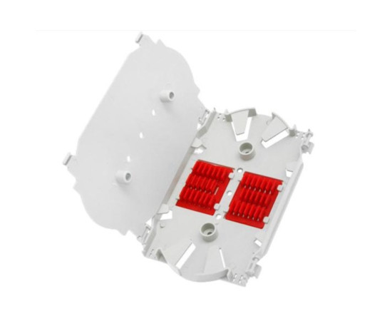 FiberTechnic Splice Tray 12-24F with cover (red holders)
