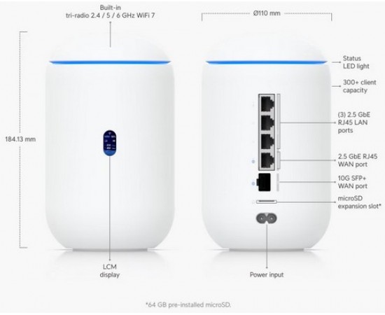 Ubiquiti {UDR7}, UniFi Dream Router 7 Ubiquiti {UDR7}, UniFi Dream Router 7