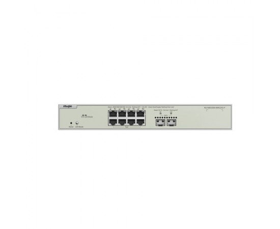 Reyee {RG-NBS3300-8MG2XS-P} , 8-Port Muti-Gigabit Layer 2 Managed Switch with 8 x PoE+ Ports, and 2 x SFP+ Uplink Ports Reyee {RG-NBS3300-8MG2XS-P} , 8-Port Muti-Gigabit Layer 2 Managed Switch with 8 x PoE+ Ports, and 2 x SFP+ Uplink Ports