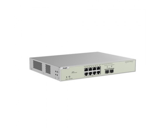 Reyee {RG-NBS3300-8MG2XS-P} , 8-Port Muti-Gigabit Layer 2 Managed Switch with 8 x PoE+ Ports, and 2 x SFP+ Uplink Ports Reyee {RG-NBS3300-8MG2XS-P} , 8-Port Muti-Gigabit Layer 2 Managed Switch with 8 x PoE+ Ports, and 2 x SFP+ Uplink Ports