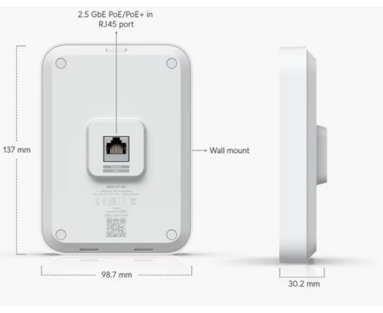 Ubiquiti {U7-IW} UniFi AP U7 In-Wall