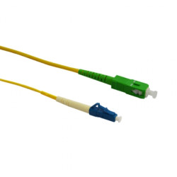 Fiber Patch Cord Singlemode SC/APC - LC/UPC, Simplex, 1m