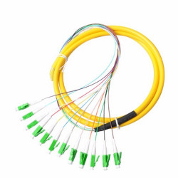 Multicore Pigtail 12 cores LC/APC G.657.A2 Singlemode LSZH, 2m
