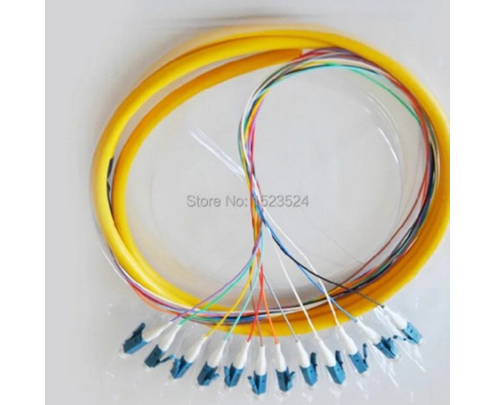 Multicore Pigtail 12 cores LC/UPC G.657.A2 Singlemode LSZH, 2m